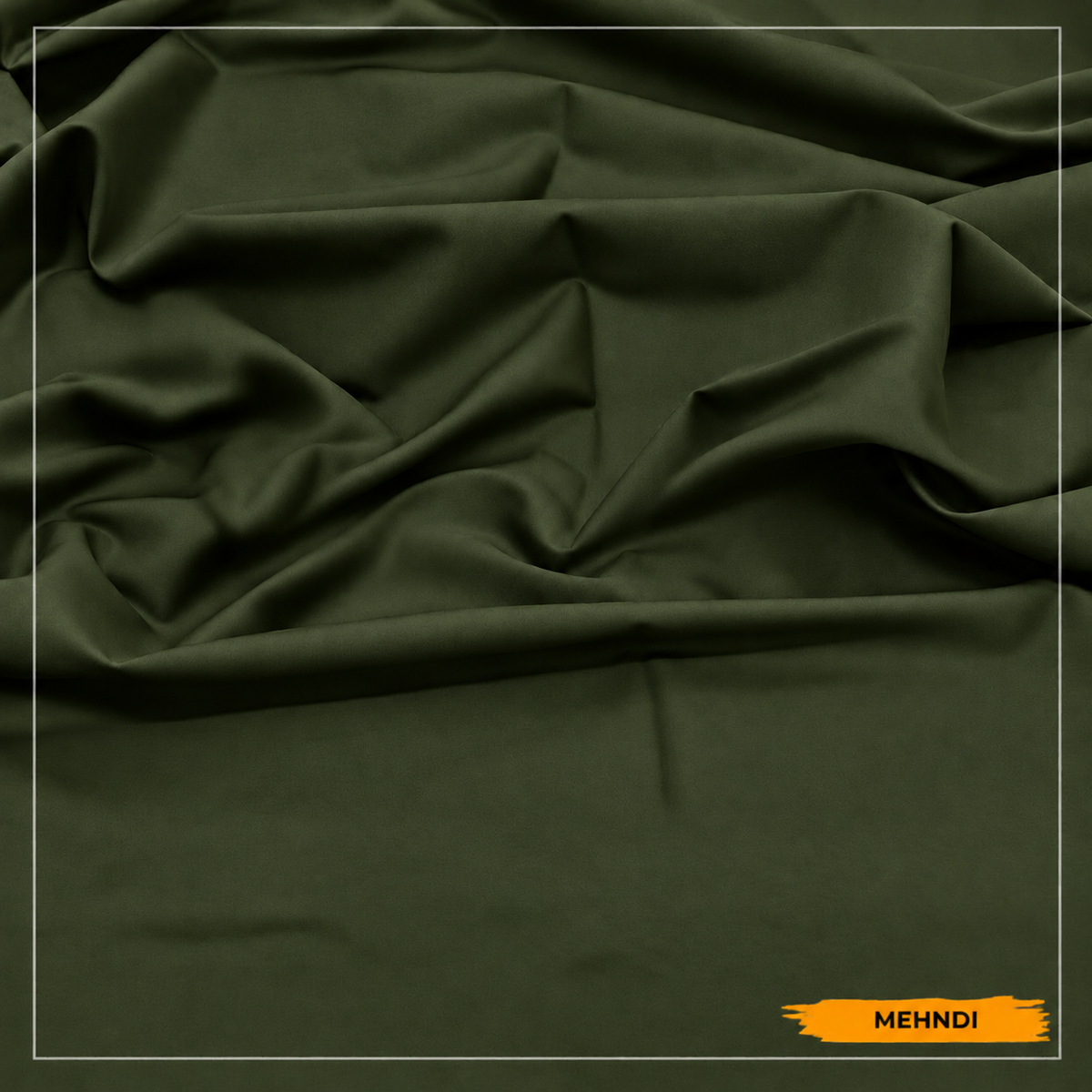 Premium Mehndi Boski Wash N Wear – Unstitched Suit