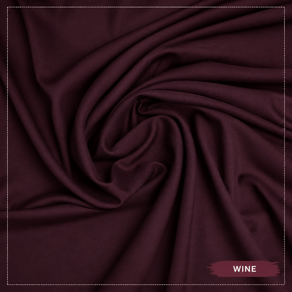 Premium Wine Boski Wash N Wear – Unstitched Suit